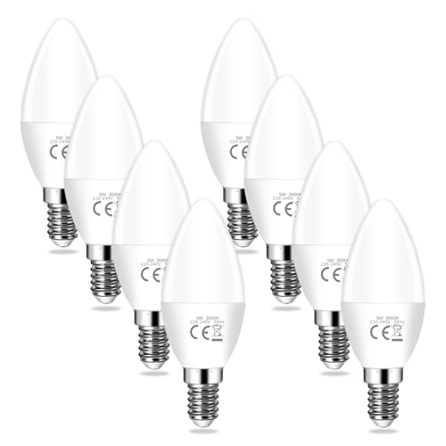 YIIFELLühbirne 8er Pack 5wühbirneß 200 Abstrahlwinkel AC 220 240Vß
