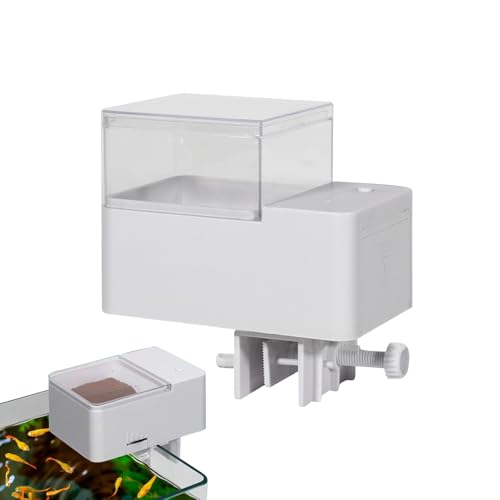 Automatischer Fischfutterautomat - Automatische Fischfütterung Mit Timerfunktion Gartenteich-Zubehör Für Schildkröten Süßwasserfische Hamster Kampffische Reptilien