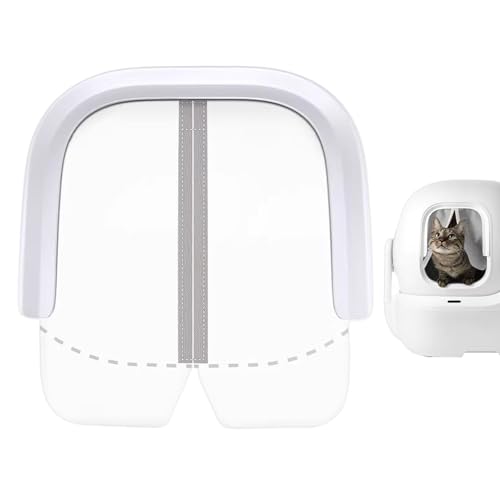 Katzenklo Vorhang Magnetische Selbstreinigende Katzentoilette Klappe Mit Auslaufsicherung Geruchshemmend Einfache Montage Haustierzubehör Für Innenbereich