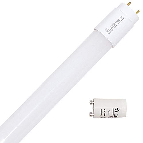 NCC-Licht LED Leuchtmittel Röhre T8 120cm 18W 840 G13 HO 2880lm neutralweiß 4000K inkl. Starter