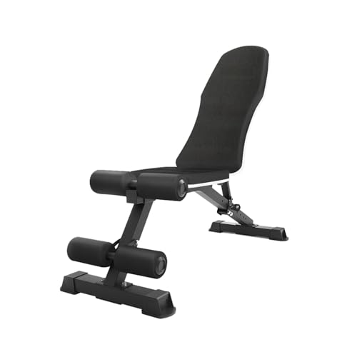 Mehrzweck-Hantelbank Faltbar 6-in-1-Set Verstellbare 72 Trainingswinkel Neigungsbank Mit 400 Kg Belastung Heim-Fitness-Fitnessbank