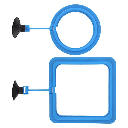 TARSHYRY Fischfuttermittel Aquariumfischflockenfuttermittel mit Starker Saugnapfbecher Automatischer Fischfuttermittel für Aquarium Autofischfuttermittel für Guppy Betta Goldfisch