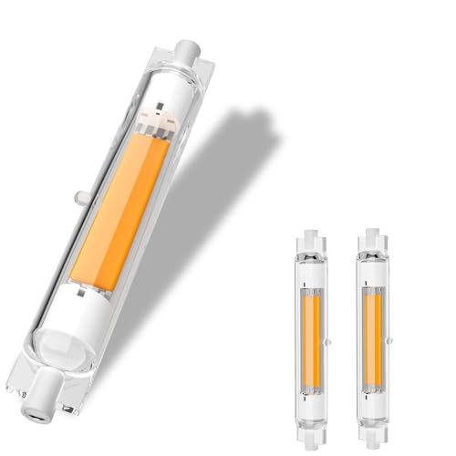 GDYOD R7S LED 118mm Dimmbar 30W Ersatz für Halogenstab 118mm 300W R7S Stab Warmweiß 3000K 3000LM Kein Flackern 360 Abstrahlwinke 2er Pack