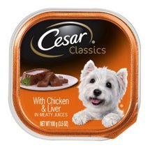 Cesar Hundefutter mit Huhn und Leber 100 ml 6 Stück ea