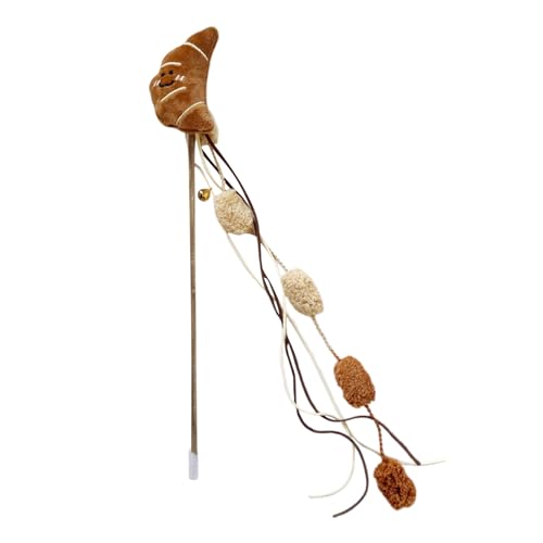 Generisch Katzenangel Futterförmiger Spielstab Für Katzen Und Haustiere Interaktive Angel Mit Glöckchen Zur Jagdsimulation Für Bewegung Und Beschäftigung
