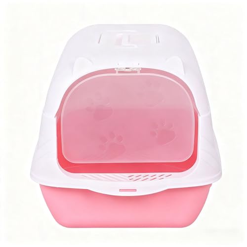 Generic Hochwertige Vollständig Geschlossene Katzentoilette mit Deckel für Große Katzen. Katzentoilette mit Kapuze Kostenlose Schaufel