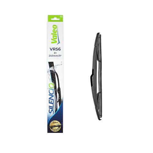 VALEO Silencio Wischer - VR56 - Ganzjährig Beständig widerstandsfähig perfekte Passgenauigkeit - Konventionelles Wischblatt 240mm - Hinten - Beinhaltet 1 Wischblatt - 574086
