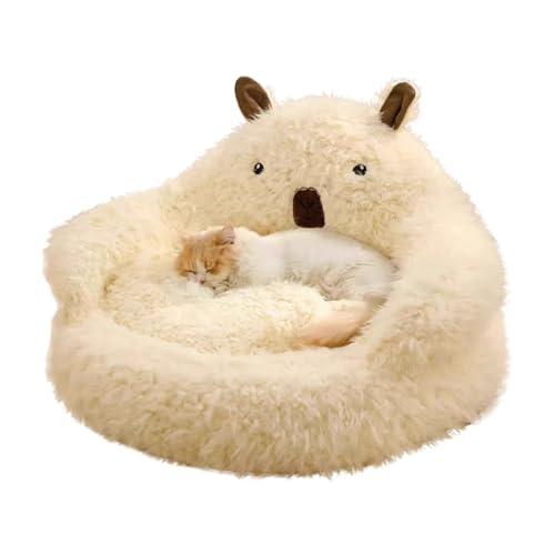 Eoixuqba Katzenhöhle Bett - Kuscheliger und wärmender Tunnel in Hausform Innenbereich Katzen Nest Bett - für Innen- und Außenbereich für Weihnachten zum Schlafen im Freien für Zuhause Reisen