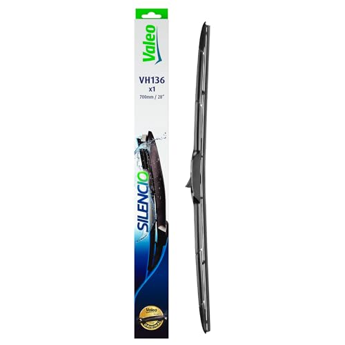 VALEO Silencio Wischer - VH136 - Premium Ganzjahres-Ersatz-Hybrid-Wischblatt 700mm - Front - Beinhaltet 1 Wischblatt - 574736