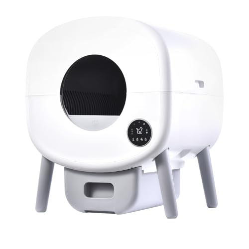 Automatische Katzentoilette Katzentoilette mit automatischer Reinigung Roboter-Katzentoilette mit großem Fassungsvermögen - Elektrische automatische Katzentoilette mit Geruchskontrolle für große od