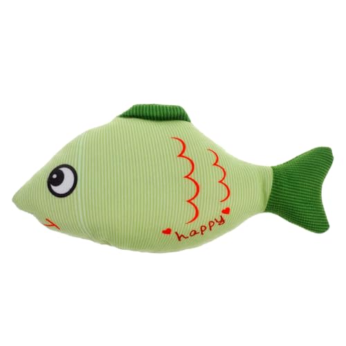 FONDOTIN Roboterfisch Realistisches Fisch-kauspielzeug 3D-simulationsfischspielzeug Zähneknirschendes Katzenspielzeug Katzenfischspielzeug Poolspielzeug Für Katzen Katzenbad Plüsch