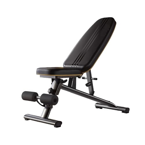 Faltbare Hantelbank 10-in-1 Verstellbare Krafttrainingsbank Mit Neigungs- Neigungs- Flachpositionen Robuste Trainingsbank For Heim-Fitnessstudio 400 Kg Tragfähigkeit
