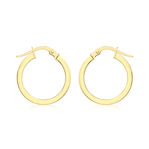 CARISSIMA Damen-Creolen 9 Karat 375 Gelbgold Rund 1.52.7619