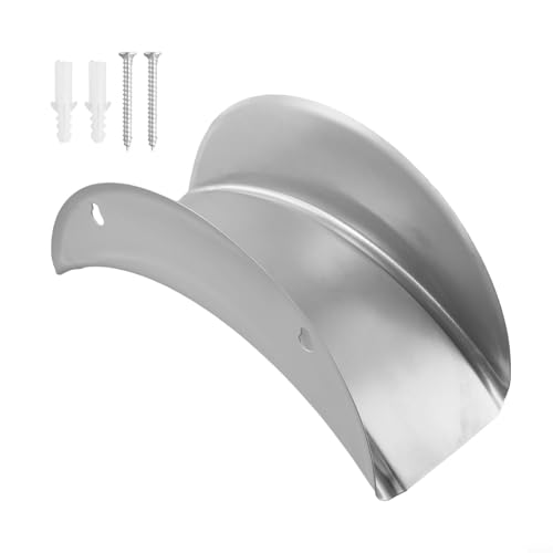 Gartenschlauchhalter zur Wandmontage für die Aufbewahrung im Freien robuste Metall-Schlauchtrommelaufhänger passend für 15 m Wasserschläuche platzsparende Hof- und Garagen-Organisation