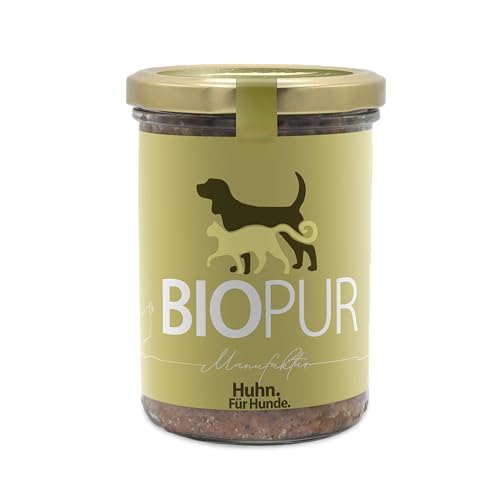 BIOPUR Premiumglas Huhn mit Kartoffeln Karotten - 6 x 400 g