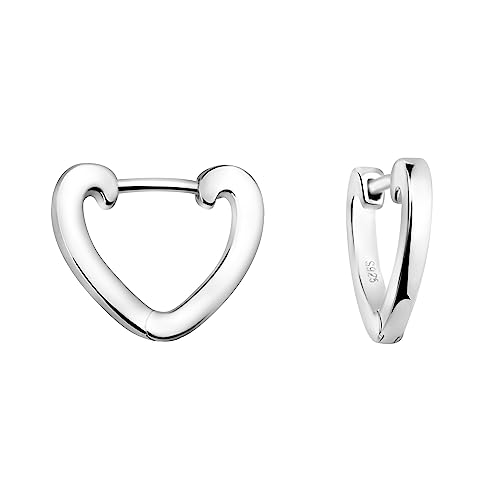 SOFIA MILANI - Damen Ohrringe 925 Silber - Herz Creole - E2060