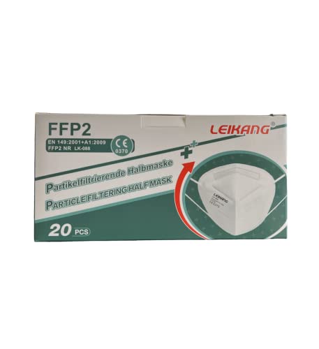 LEIKANG FFP2 Atemschutzmaske Mund- und Nasenschutz 1Box 20Stück