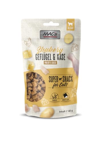 Mac s Cat Premium Snacks für Katzen 10 x 60 g Huhn und Käse