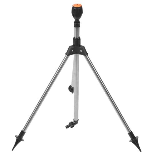 Abaodam Automatischer Dreibein Rasensprenger für Gartenbewässerung Rotierender Sprinkler mit Gleichmäßiger Wasserverteilung Geeignet für Große Flächen Robustem Material