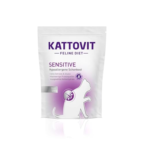    Sensitive fürät Katzenfutter. Hypoallergene Schonkost für. Gluten  getreidefrei 1.250 g