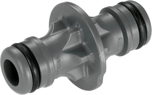 Gardena Kupplung Verbindungsteil zur sicheren Schlauchverbindung Verbindung zweier Schläuche zur Verlängerung zum Übergang von 19 mm 3 4 - auf 13 mm 1 2 -Schläuche verpackt 2931-20