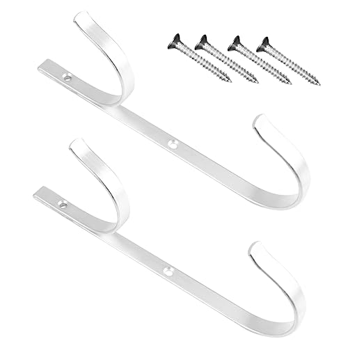 FONDOTIN 1 Satz Wasserhaken Organisator für Wasserschläuche Gartenschlauchtrommel aufblasbarer Pool erweiterbar Sieb pro Schlauchhalter Gartengerätehalter Gartenhaken Gartenhalterung Silver