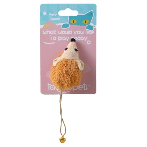 Stoffmaus Interaktives Spielzeug Mit Sound Kleine Maus Für Katzen Mit Katzenminze-Sound Elektronische Maus Zum Entspannenden Erkunden Spielen Im Innen- Und Außenbereich Aktives Haustierspielzeu