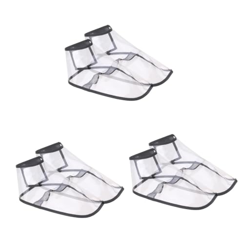 DOITOOL 3 Paare Salonabdeckung Wasserdichte Überschuhe Überzüge Für Medizinische Stiefel Schutzanzüge Medizinische Überschuhe Schuhabdeckung Für Friseur Schuhe Decken Regenkleidung Einweg