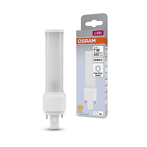 Osram DULUX LED S7 EM G23 3 5W 360lm 4000K kaltweiße Lichtfarbe LED-Ersatz für herkömmliche Kompaktleuchtstofflampen mit 2pol. G23 Stecksockel extrem lange Lebensdauer keine Aufwärmzeit