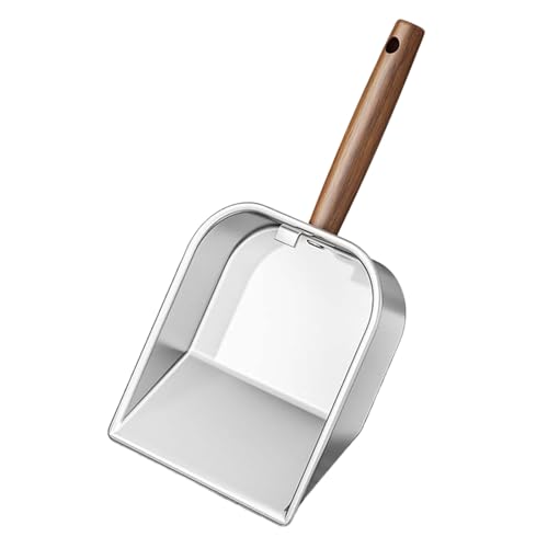 Uonguon Katzenstreuschaufel Kätzchen-Kotschaufel Holzgriff ergonomisches Haustierreinigungswerkzeug für Wohnung Wohnzimmer Veterinär Innen- und Außenbereich Haushalt Streuschaufel