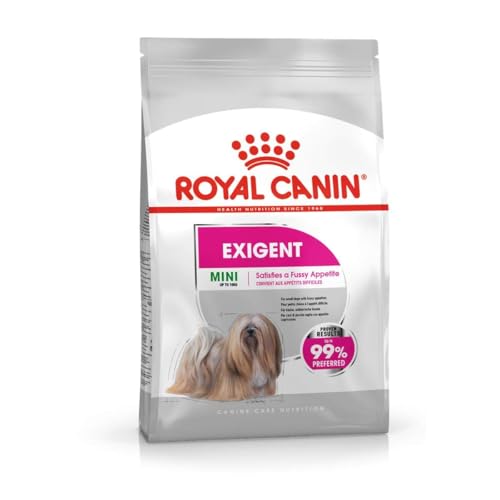Royal Canin CCN Exigent Mini 1kg Alleinfuttermittel für wählerische kleine Hunde Für ausgewachsene und ältere kleine Hunde bis 10 kg mit wählerischem Appetit Trockenfutter