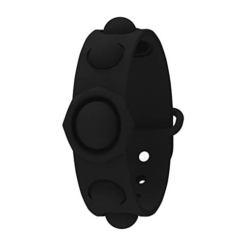 GMtes Simple Dimple Toys   Modisches Silikonarmband Dekompressionsspielzeug das leicht zu tragen ist Stressabbau Handspielzeug für Erwachsene Schwarz