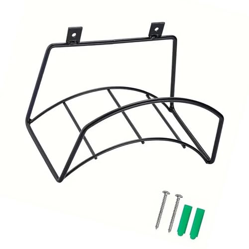 Fitooles Wetterfester Metall-Gartenschlauchhalter Wandhalterung Aufbewahrungsregal sichert 50 m Wasserrohr für den Außenbereich stabile Schläuche Halterung für Garten