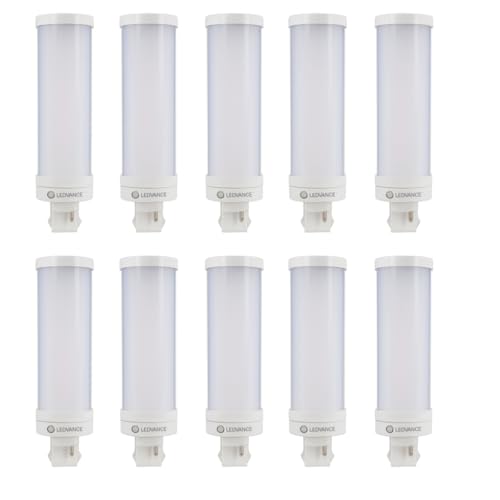 LEDVANCE 10x DULUX LED T EM AC MAINS V 9W GX24D-3 Sockel 1000lm Warmweiß 147mm x 38mm Innenbeleuchtung Netzspannung 10er SPARPACK