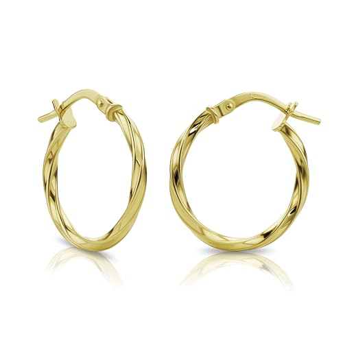 Orovi Ohrringe Damen Gelbgold 14 Karat 585 Gold Creolen