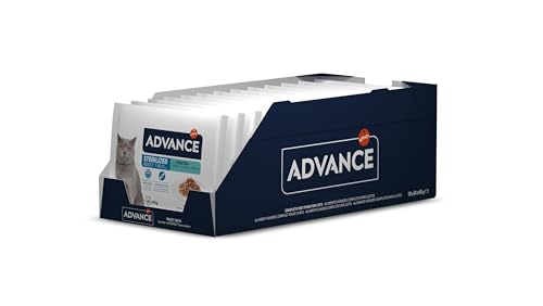 Advance Nassfutter für Erwachsene Katzen sterilisiert mit Kabeljau 4 x 85 g