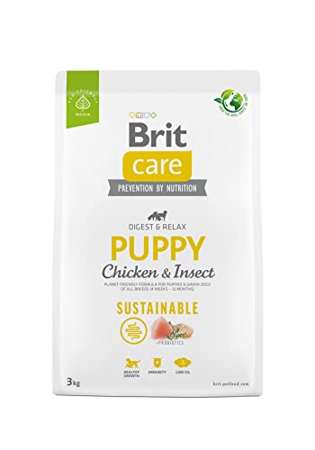 Brit Care Dog Sustainable Puppy Chicken Insect - dry dog food - 3 kg