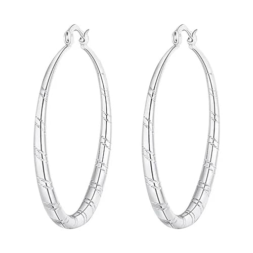 Saengthong Damen Ohrstecker aus massivem 925er Sterlingsilber Hochzeitsschmuck Keltisch White One Size