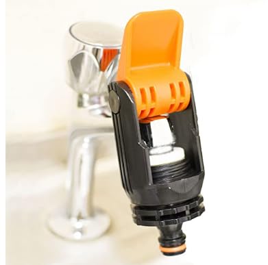 Quantum Garden Wasserhahn-Adapter für Mischbatterie Küche Garten Schlauch Verbinder Fitting-BL