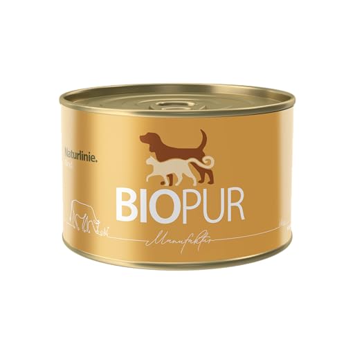 BIOPUR Naturlinie Rind mit Kartoffel Karotten - 6 x 400 g