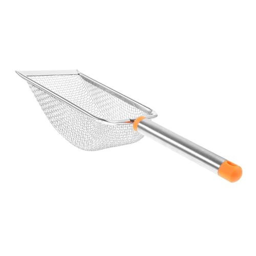 BESTonZON Katzenschaufel mit Feinem Netz Wiederverwendbare Streuschaufel für Katzenklo für von Katzenstreu und Reptilienkot Langlebig und Praktisch für Katzenbesitzer