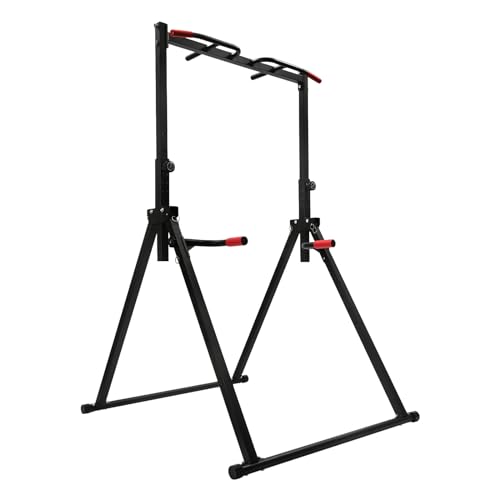200KG Einstellbare Horizontale Stange Freistehend Heim-fitnessstudio Reckstange Klimmzugstangen Dip-Stationen für Schlafzimmer Fitnessstudios Sportzentren Klimmzüge Armbeugen Bauchcurls