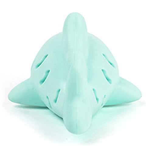 amangul Katzen-Spielzeug zur geistigen Stimulation Silikon Kauspielzeug Fisch-Leckerli-Puzzle fördert körperliche Aktivität kontrolliert Snacks Freigabe von Geschwindigkeit Fisch-geformtes