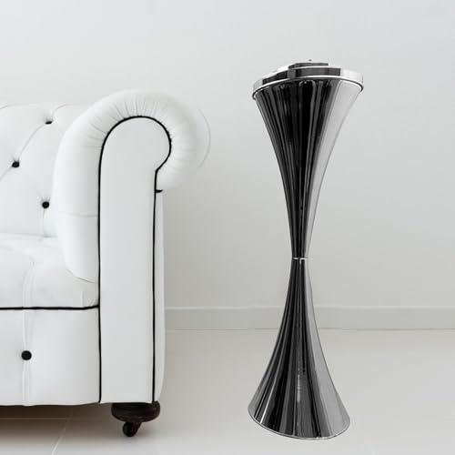 Standaschenbecher für den Außenbereich kommerzieller Aschenbecher aus Edelstahl winddicht Zigarrenaschenbecher Vintage-Aschenbecher mit Deckel für Zigaretten Standaschenbecher Innenbereich