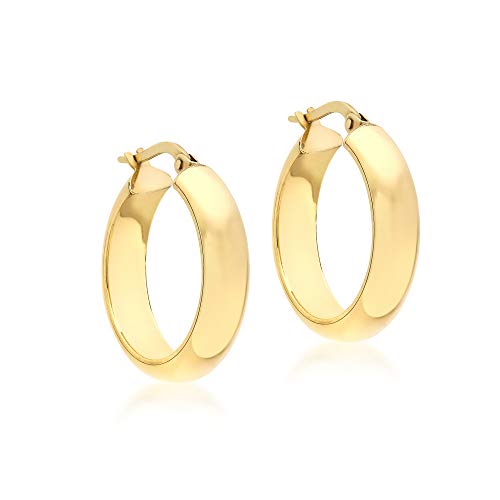 CARISSIMA Damen-Ohrringe 9 karat gelb Gold Round Creole - 1.52.7689