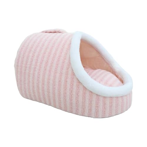 Generico Hausschuhe für Katzen Katzenhöhle weiches und entspannendes Sofa für Haustiere - Bequemer Hausschuh für Haustiere im Innenbereich gemütliches versenkbares Bett für gr