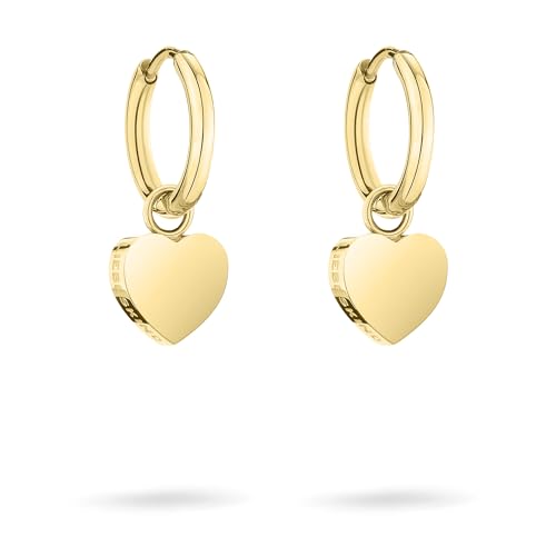 Liebeskind Berlin Damen Creole LJ-1783-E-11 aus Edelstahl in IP Gold