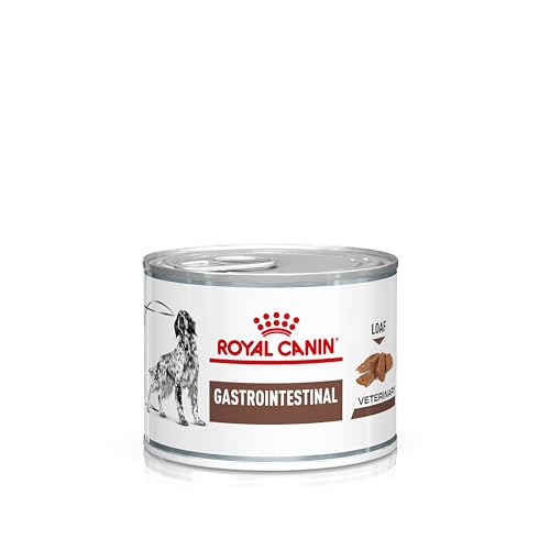 Royal Canin Veterinary Gastrointestinal Mousse 12 x 200 g Diät-Alleinfuttermittel für ausgewachsene Hunde Zur Unterstützung der Verdauung Mit hohem Energiegehalt