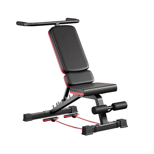 Hochleistungsfähige verstellbare Hantelbank 500 kg Belastbarkeit Heimtrainerbank professionelle Schräg- und Negativbankdrückbank