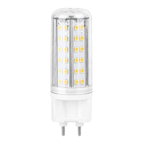 Hyuduo G12 LED-Maisbirnenlampe mit Hoher Helligkeit 10 W Keramikmaterial Energiesparend Lange Lebensdauer Stoßfest Geeignet für Heimbüro-Ausstellungen Kaltes Weiß